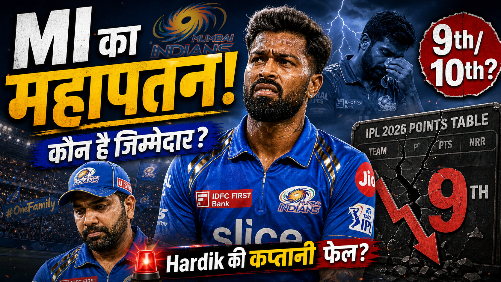 MI का Reset जरूरी? Hardik हटेंगे, Ishan Kishan आएंगे? IPL 2026 Analysis