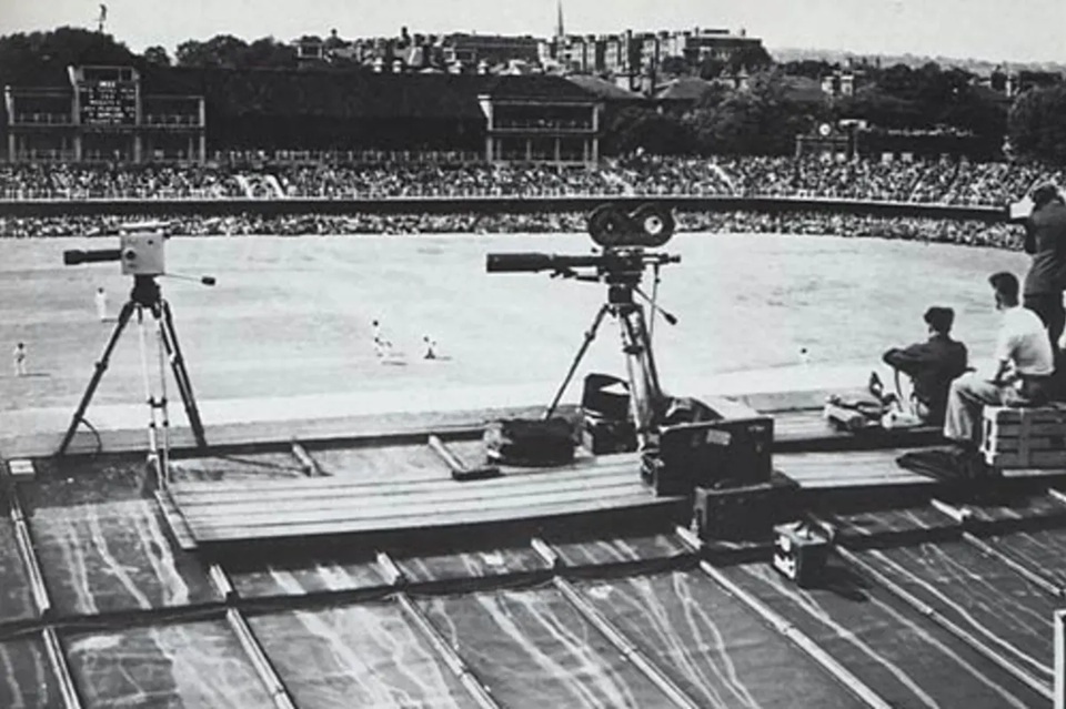 First televised Test match