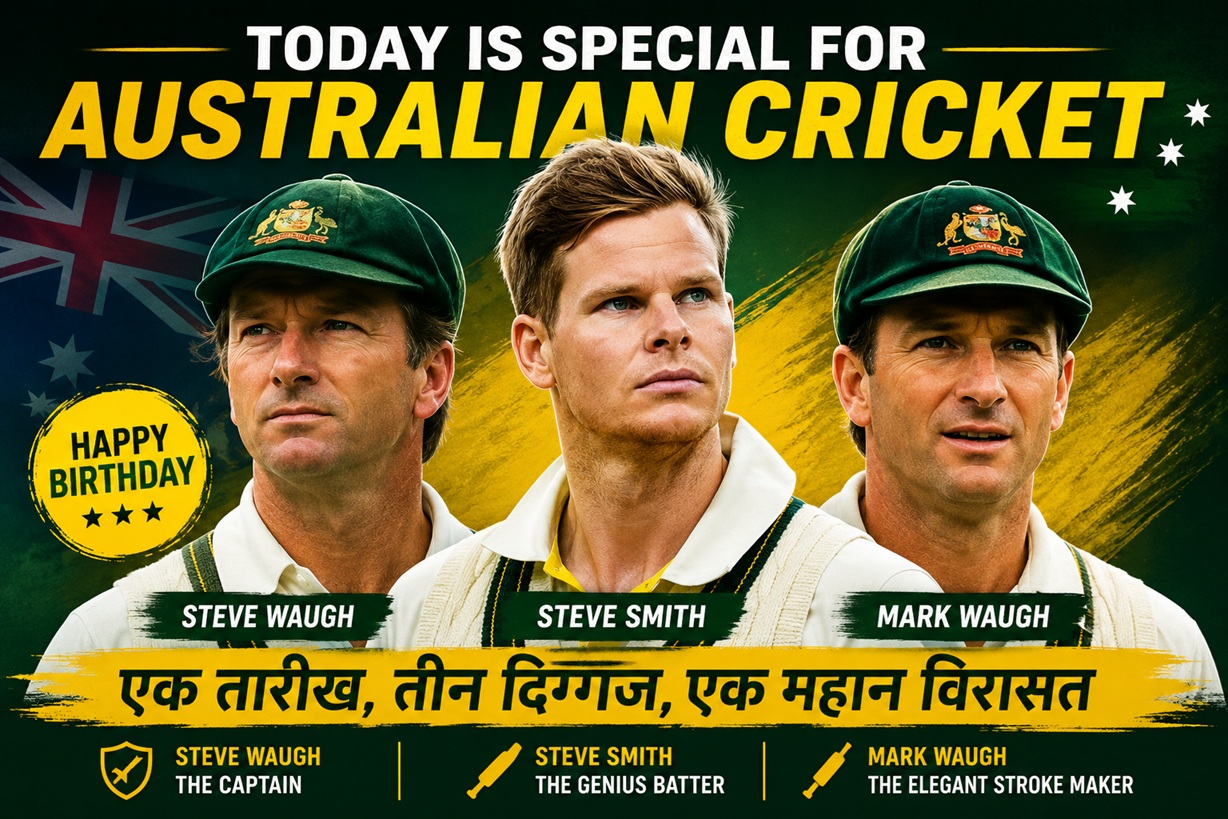 HBD: Steve Smith से Steve Waugh तक: एक तारीख, Australian Cricket की तीन बड़ी कहानियां