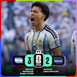 Argentina vs Cape Verde